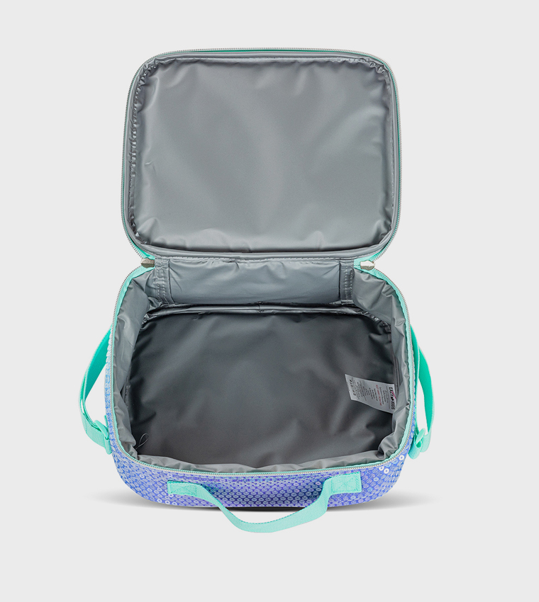 4-Piece Printed 17" Backpack Set - Girl Glitter