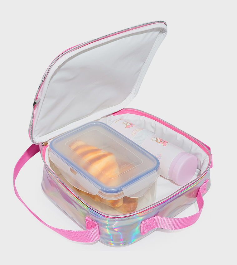 4-Piece Girl Power Themed 18" School Backpack Set