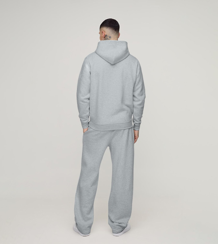 Plus & Tall Solid Regular Fit Hoodie