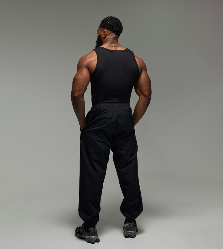 Solid Woven Active Pump Joggers