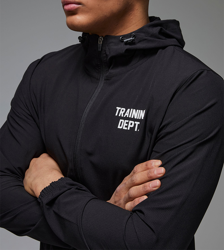 Printed Training Windbreaker Jacket