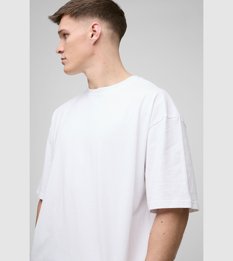 Plus & Tall Solid Oversized Boxy T-Shirt