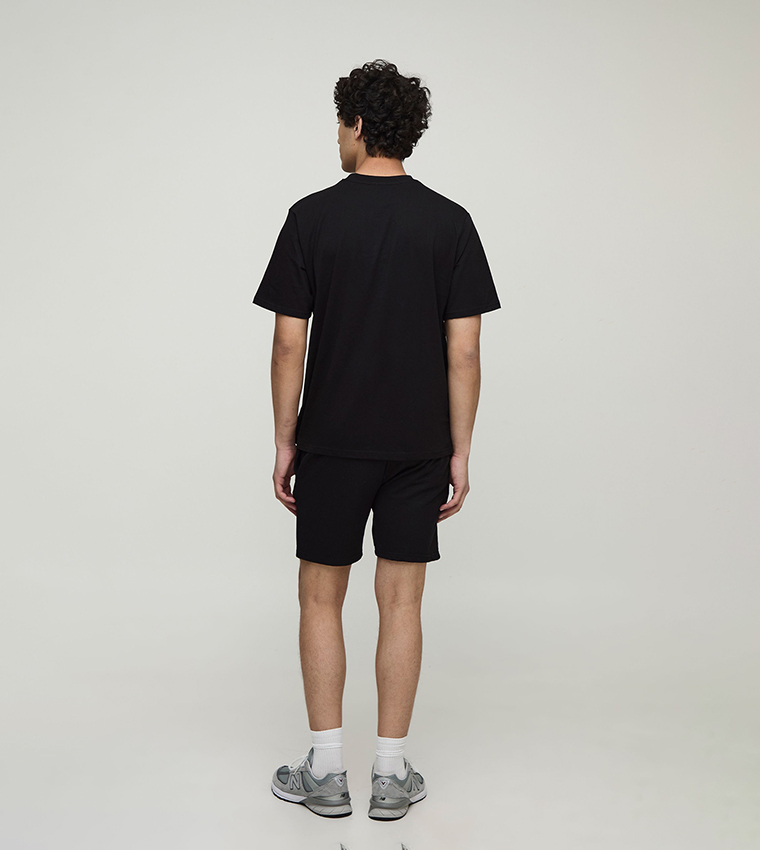 Solid Regular Fit Crew Neck T-Shirt