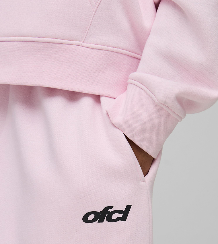 Mid Rise Wide Leg Pastel Sweatpants