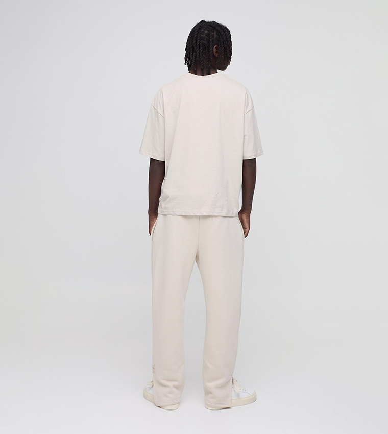 Solid Crew Neck Oversized T-Shirt