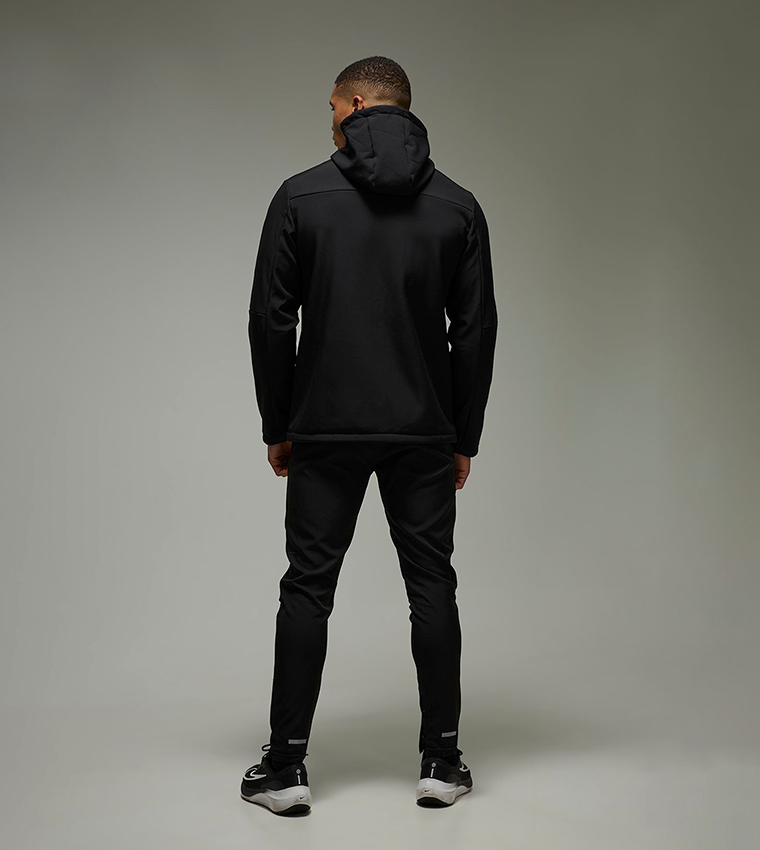 Logo Printed Soft Shell Active Jacket