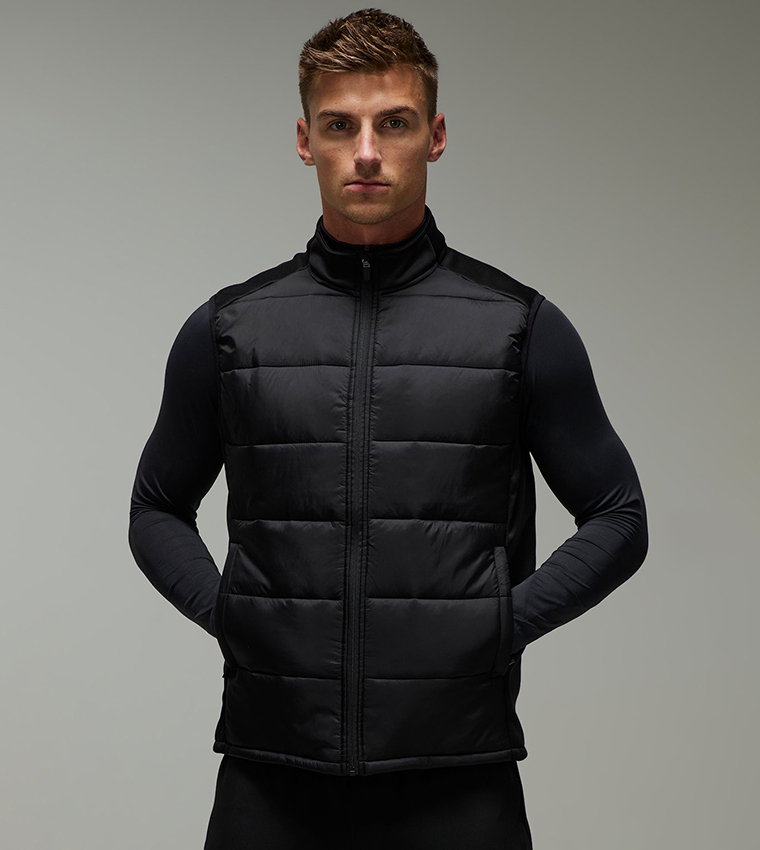 Solid Quilted Gilet