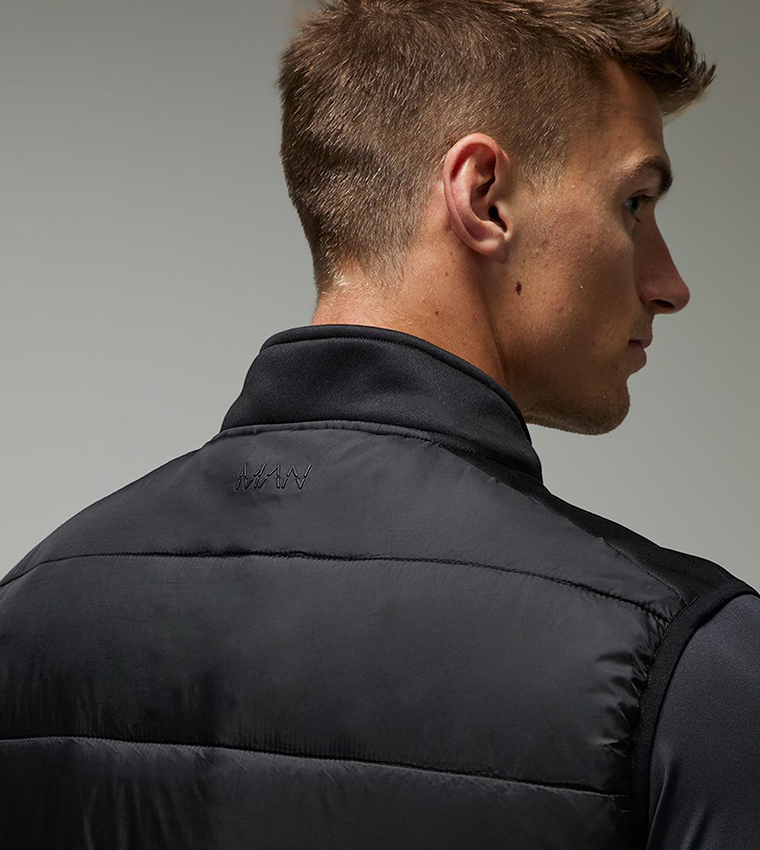 Solid Quilted Gilet