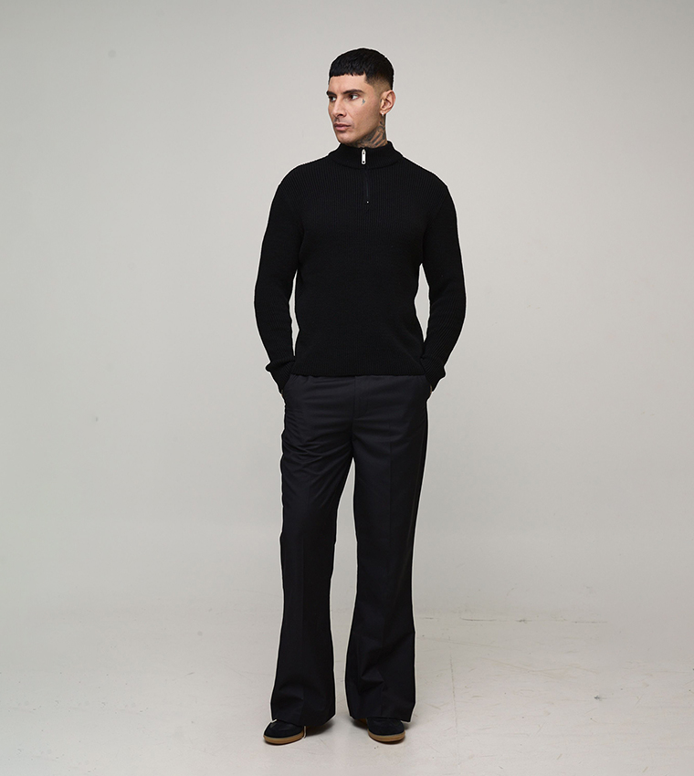 Tall Tailored Flared Trousers