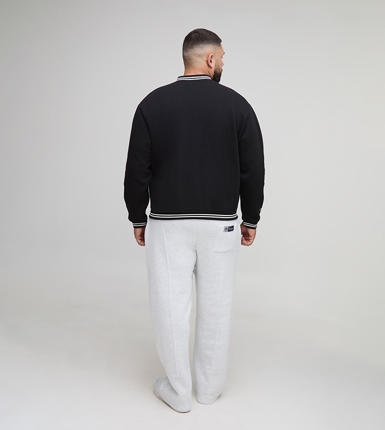 Embroidered Varsity Oversized Jacket