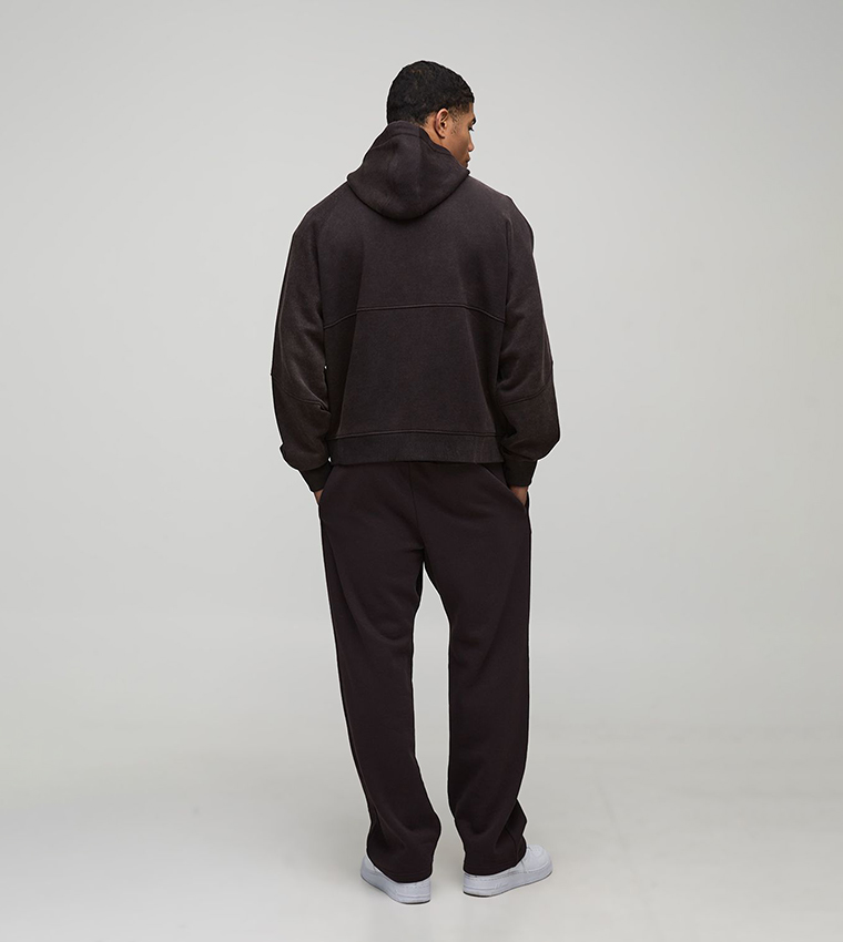 جاكيت اوفرسايز بهودي وسحاب 