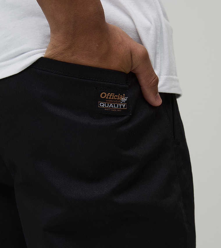 Pleat Detail Straight Fit Trousers