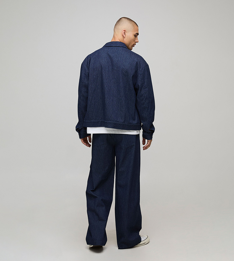 أوفرشيرت أوفرسايز تويل مخطط 