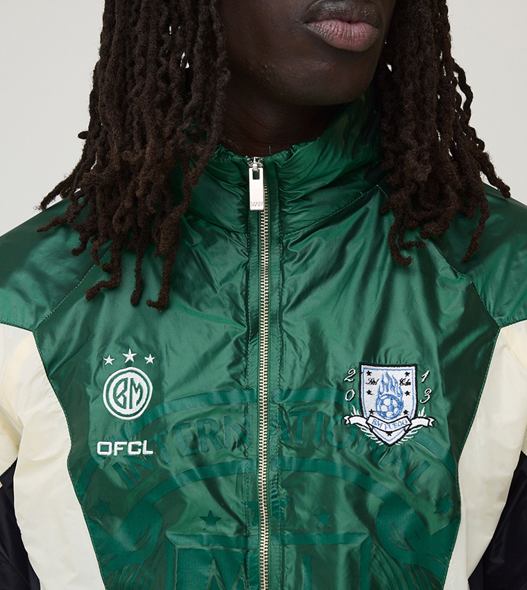 جاكيت رياضي أوفرسايز بلونين