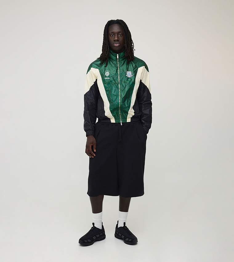 جاكيت رياضي أوفرسايز بلونين