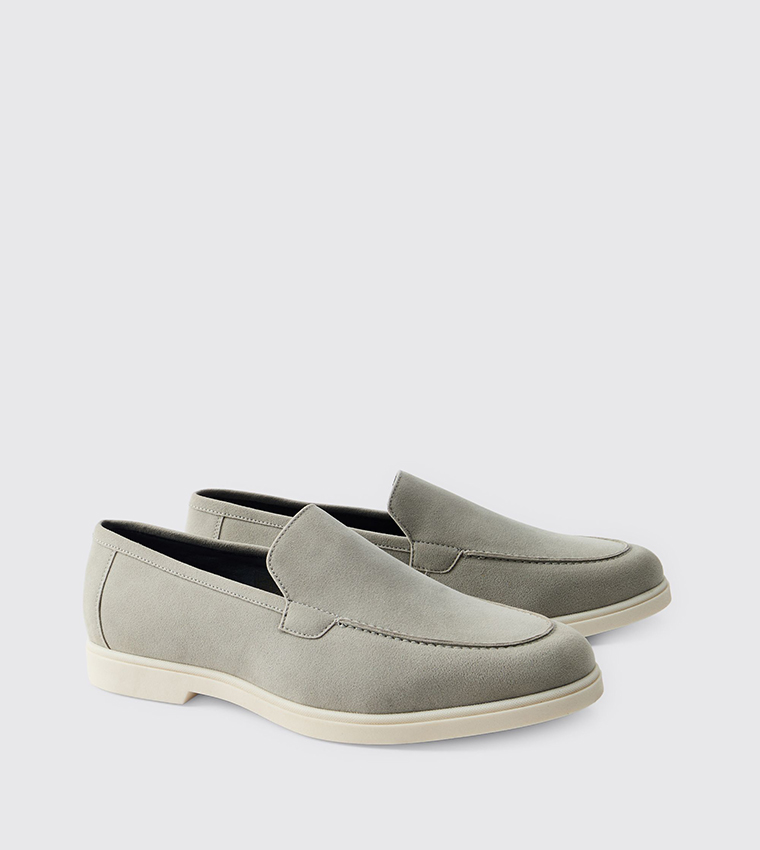 Faux Suede Loafers