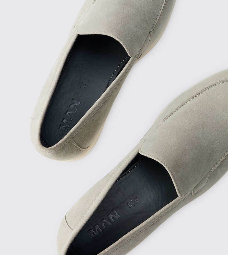 Faux Suede Loafers