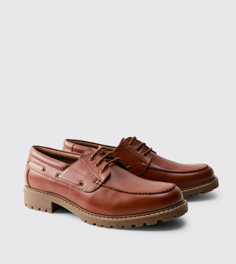 boohooMAN  Low Top - Tan Low Top