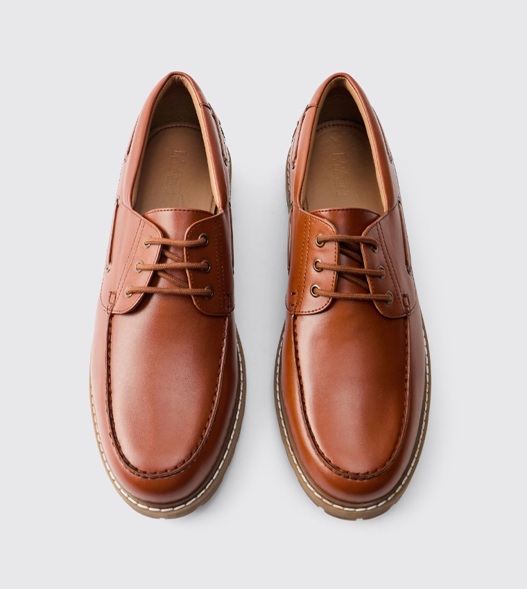 boohooMAN  Low Top - Tan Low Top
