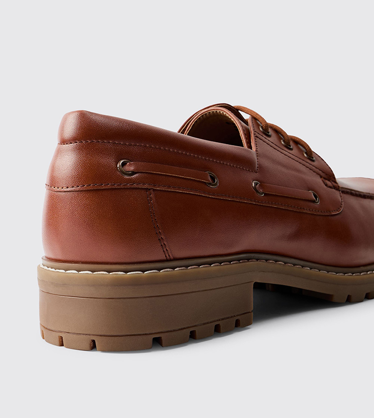 boohooMAN  Low Top - Tan Low Top