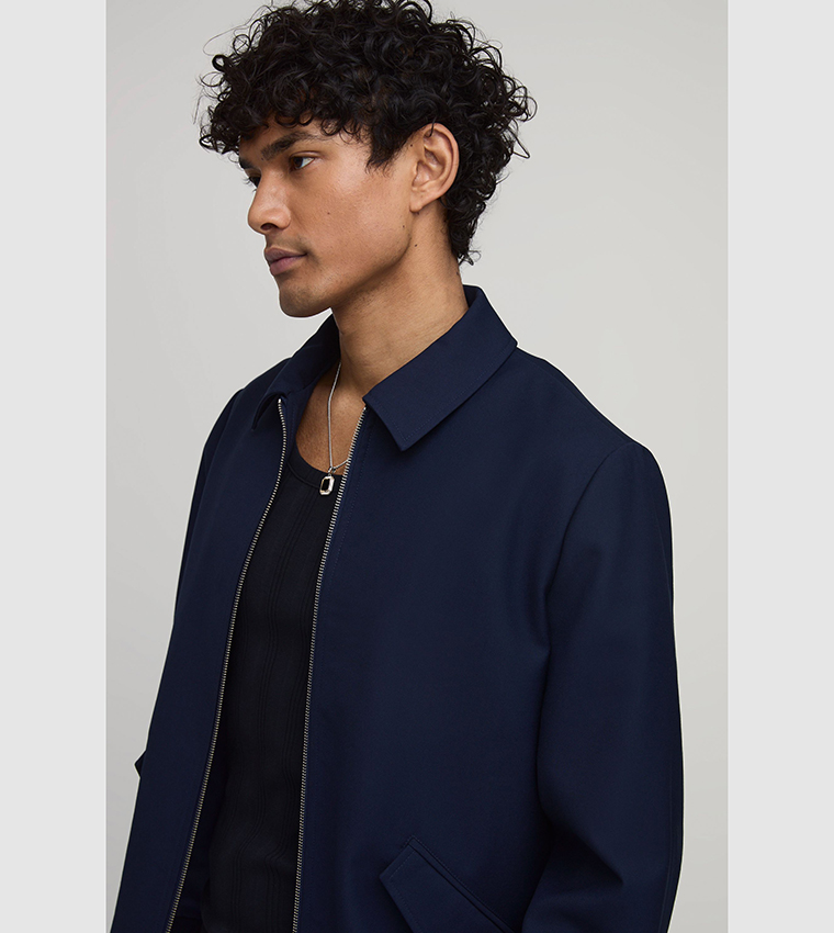 boohooMAN  Casual Jackets - Navy Casual Jackets