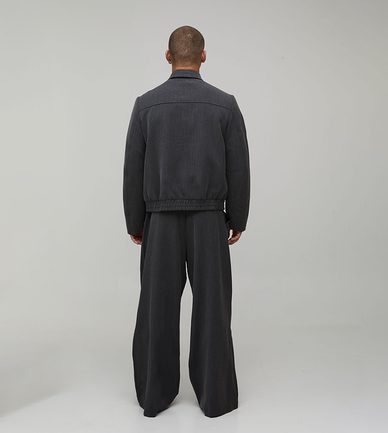 Herringbone Relaxed Fit Jacket