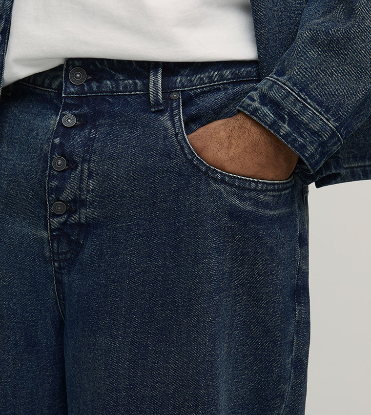 Extreme Washed Super Baggy Fit Jeans