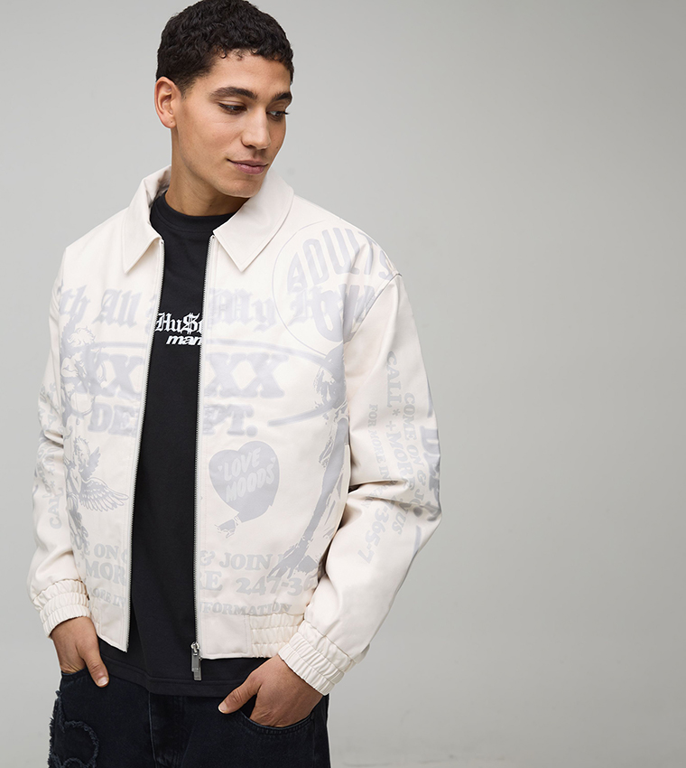 جاكيت بوكسي بطبعة 