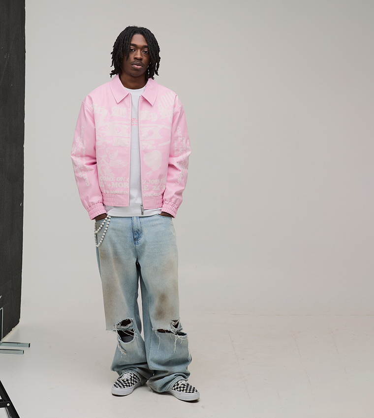 جاكيت بوكسي بطبعة 