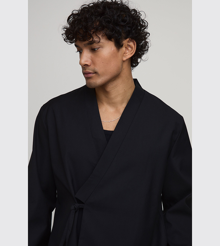 Wrap Tie Side Blazer