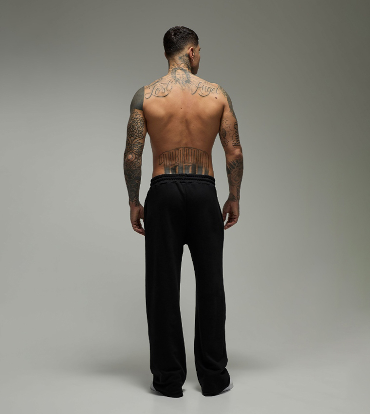 Plus & Tall Wide Leg Loopback Sweatpants