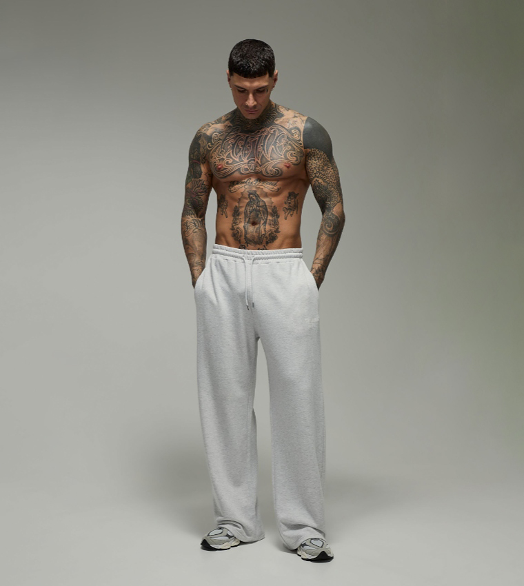 Plus & Tall Wide Leg Loopback Sweatpants