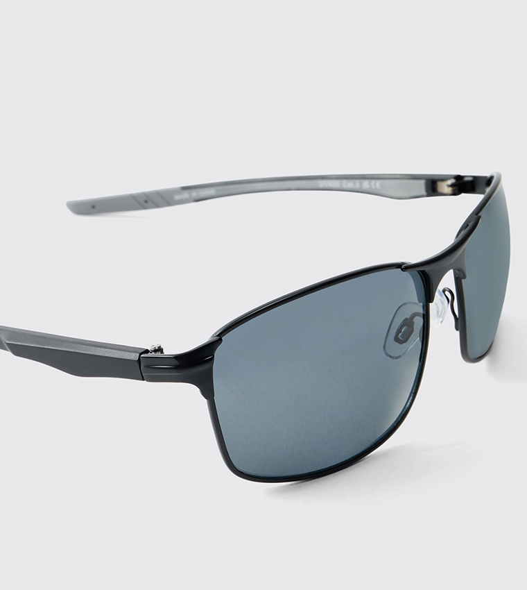Metal Rim Racer Sunglasses