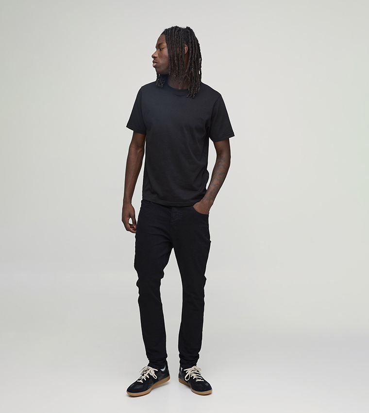 Washed Mid Rise Skinny Fit Jeans