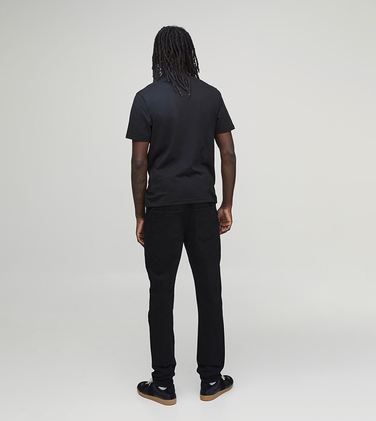 Washed Mid Rise Slim Fit Jeans