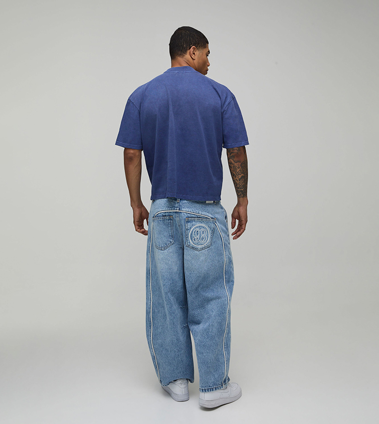 Sporty Print Oversized T-Shirt