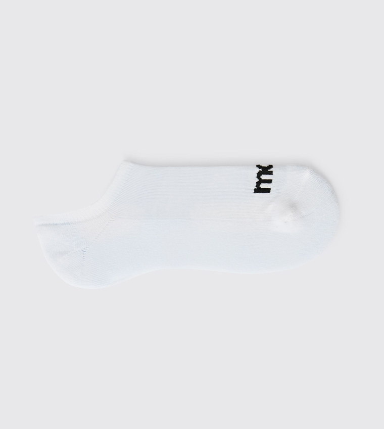 5 Pack Dot Half Terry Trainer Ankle Socks