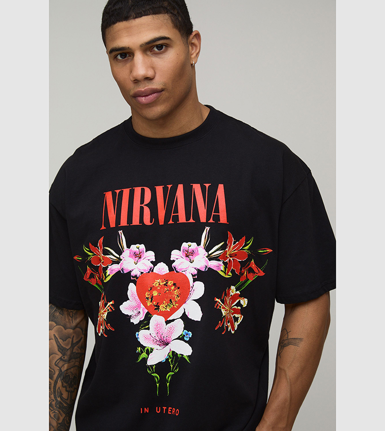 تيشيرت اوفرسايز بطبعة