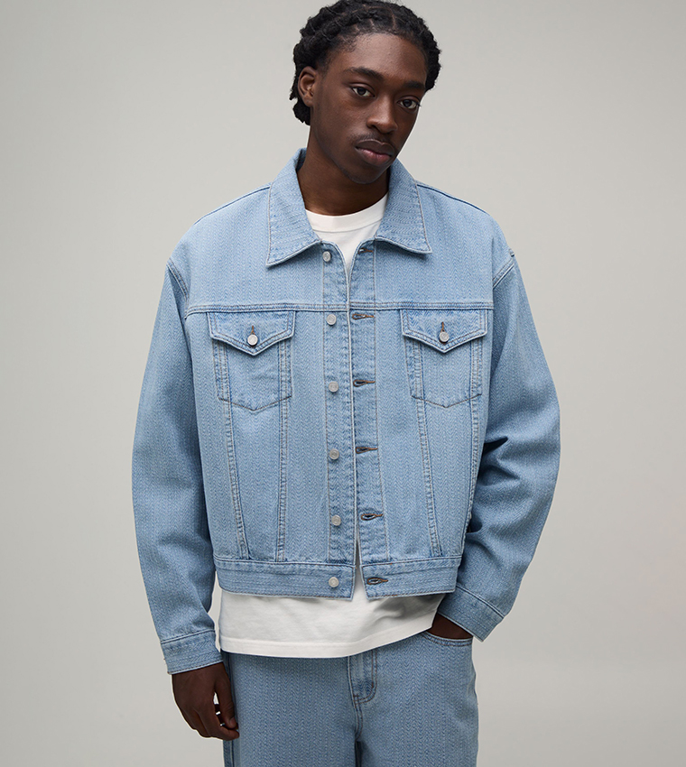 boohooMAN  Denim Jackets - Blue Denim Jackets