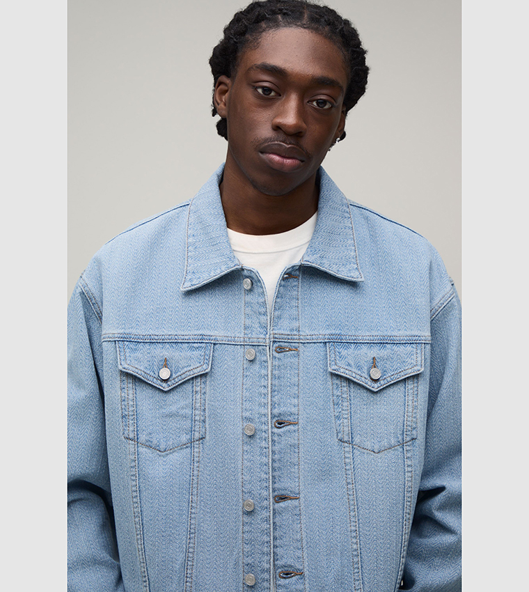 boohooMAN  Denim Jackets - Blue Denim Jackets