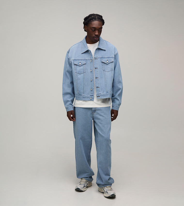 boohooMAN  Denim Jackets - Blue Denim Jackets