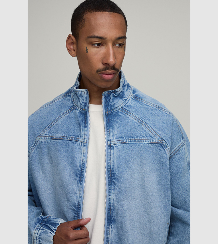 boohooMAN  Denim Jackets - Blue Denim Jackets