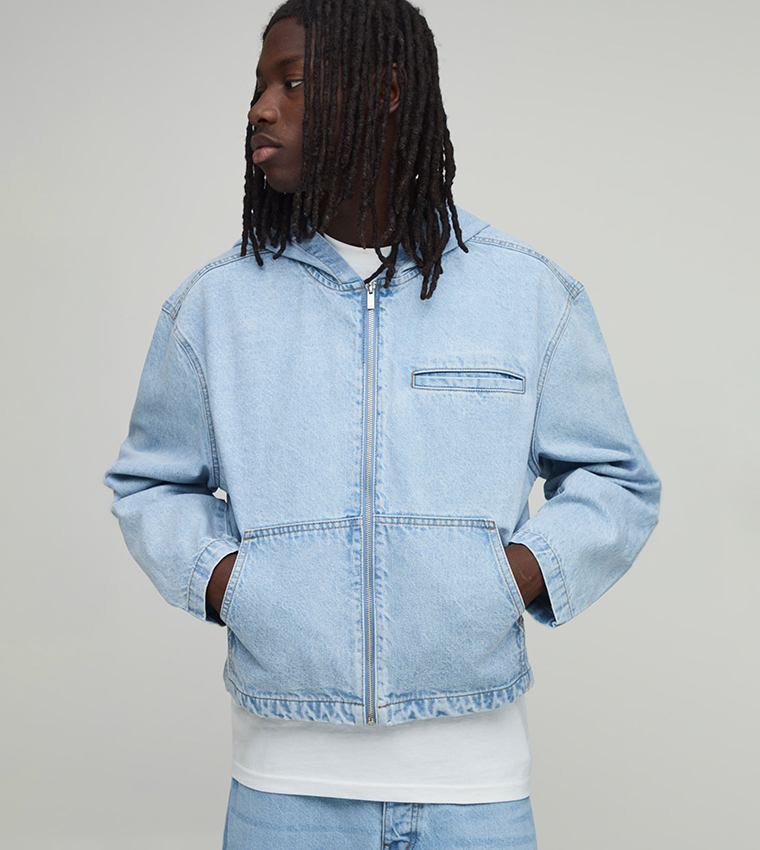 boohooMAN  Denim Jackets - Blue Denim Jackets