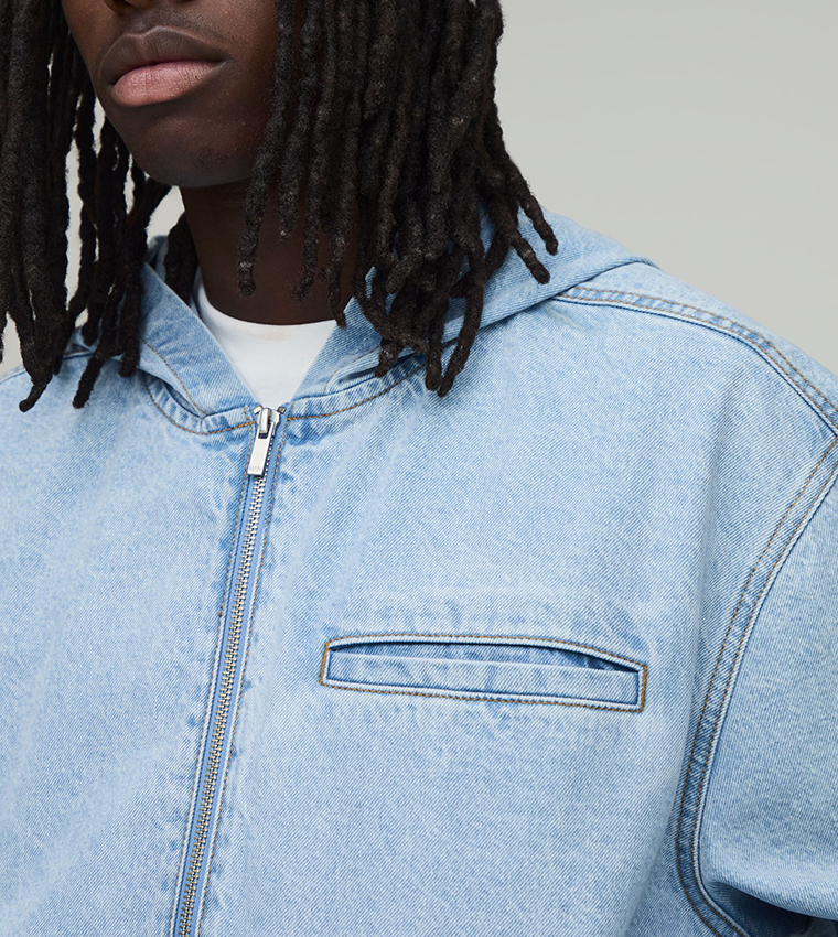 boohooMAN  Denim Jackets - Blue Denim Jackets