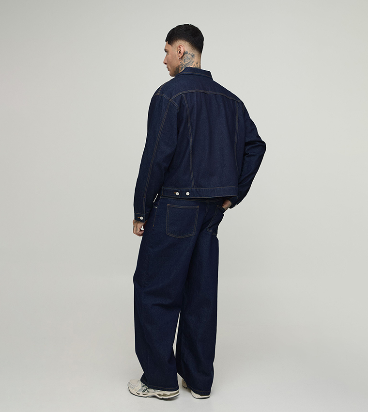 boohooMAN  Denim Jackets - Navy Denim Jackets