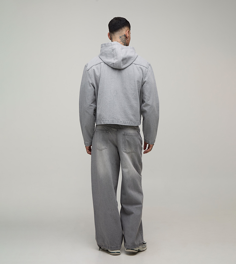 boohooMAN  Denim Jackets - Grey Denim Jackets