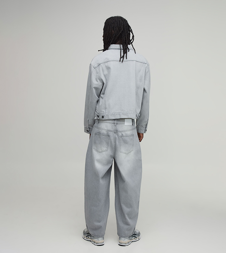 boohooMAN  Denim Jackets - Grey Denim Jackets