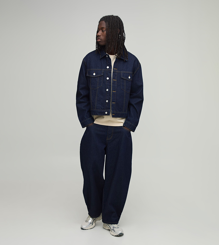 boohooMAN  Denim Jackets - Navy Denim Jackets