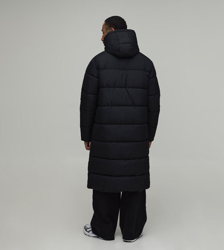 Regular Fit Hooded Matte Puffer Jacket