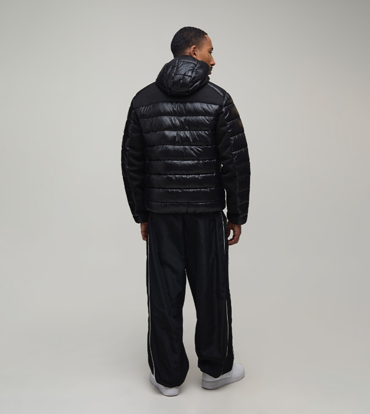 Scuba Panel Lightweight Puffer Jacket